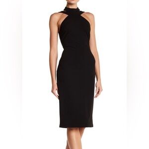 Bebe black Choker Dress - midi